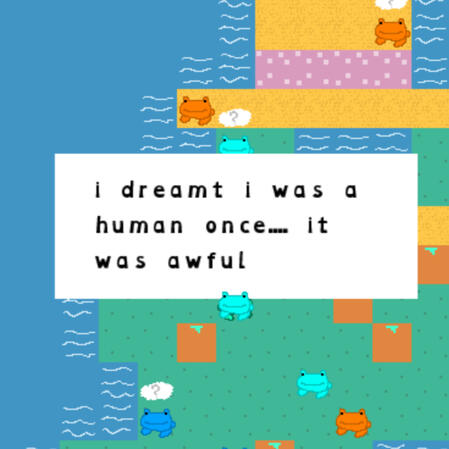 'FROG WORLD EXPERIENCE' is an experimental social game